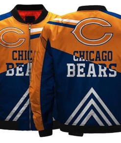 Chicago Bears bomber jacket winter coat gift for men