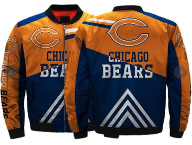 Chicago Bears bomber jacket winter coat gift for men