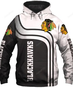 Chicago Blackhawks 3D Hoodie Zip Hoodie 04