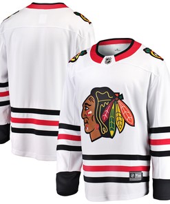 Chicago Blackhawks Fanatics Branded Breakaway Away Jersey - White Nhl