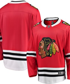 Chicago Blackhawks Fanatics Branded Breakaway Home Jersey Red Nhl