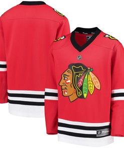 Chicago Blackhawks Fanatics Branded Home Replica Blank Jersey - Red Nhl