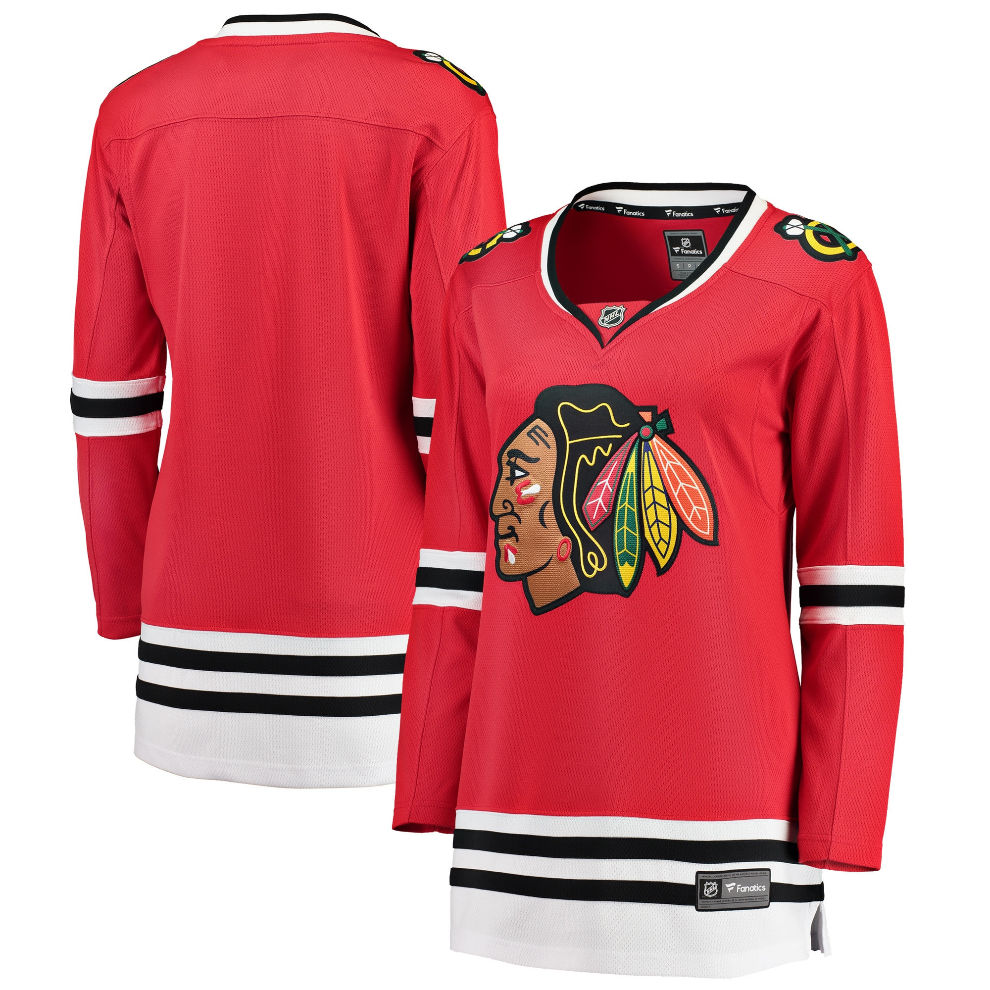 Chicago Blackhawks Fanatics Branded Womens Breakaway Home Jersey Red Nhl