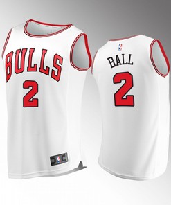 Chicago Bulls 2 Lonzo Ball Association Jersey 2022-23 White