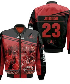 Chicago Bulls Michael Jordan 23 Bomber Jacket Model 1110