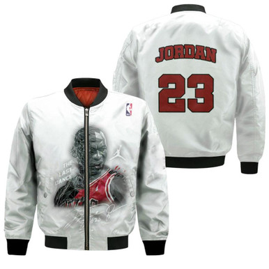 Chicago Bulls Michael Jordan 23 NBA Best Legends Ever White Gift For Bulls Fans Bomber Jacket
