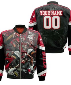 Chicago Bulls Michael Jordan Legendary Slam Dunk Personalized Bomber Jacket Model 1130
