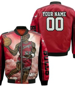 Chicago Bulls Michael Jordan Legends For Fans Personalized Bomber Jacket Model 1134