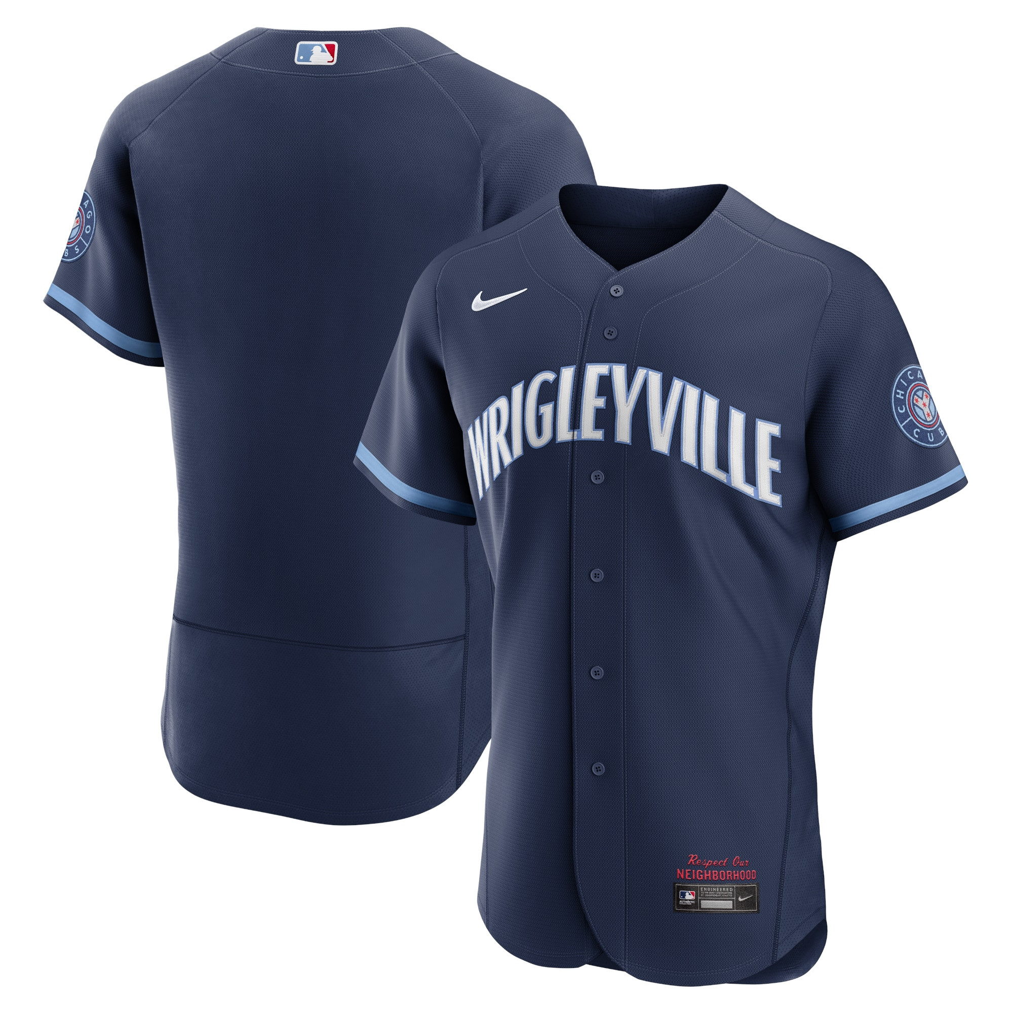 Chicago Cubs 2021 City Connect Authentic Jersey - Navy Mlb