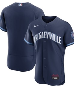 Chicago Cubs 2021 City Connect Authentic Jersey - Navy Mlb