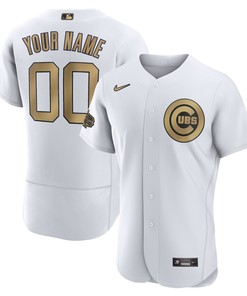 Chicago Cubs 2022 Mlb All-star Game Authentic Custom Jersey - White Custom Jerseys Mlb