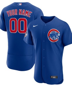 Chicago Cubs Alternate Authentic Custom Jersey Royal Custom Jerseys Mlb