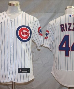Chicago Cubs Anthony Rizzo #44 2020 Mlb White Jersey