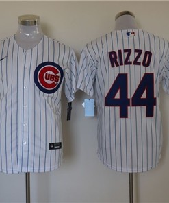 Chicago Cubs Anthony Rizzo #44 2020 Mlb White Jersey