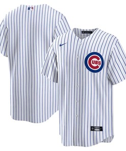 Chicago Cubs Home Blank Men Jersey - White