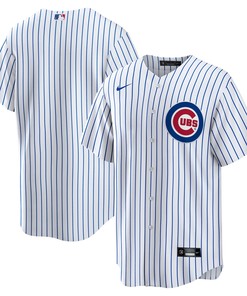 Chicago Cubs Home Blank Replica Jersey - White Mlb