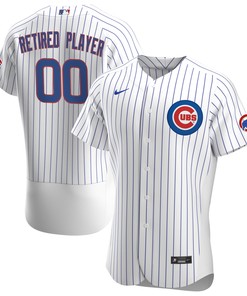 Chicago Cubs Home Pick-a-player Retired Roster Authentic Jersey - White Custom Jerseys Mlb Ver 1