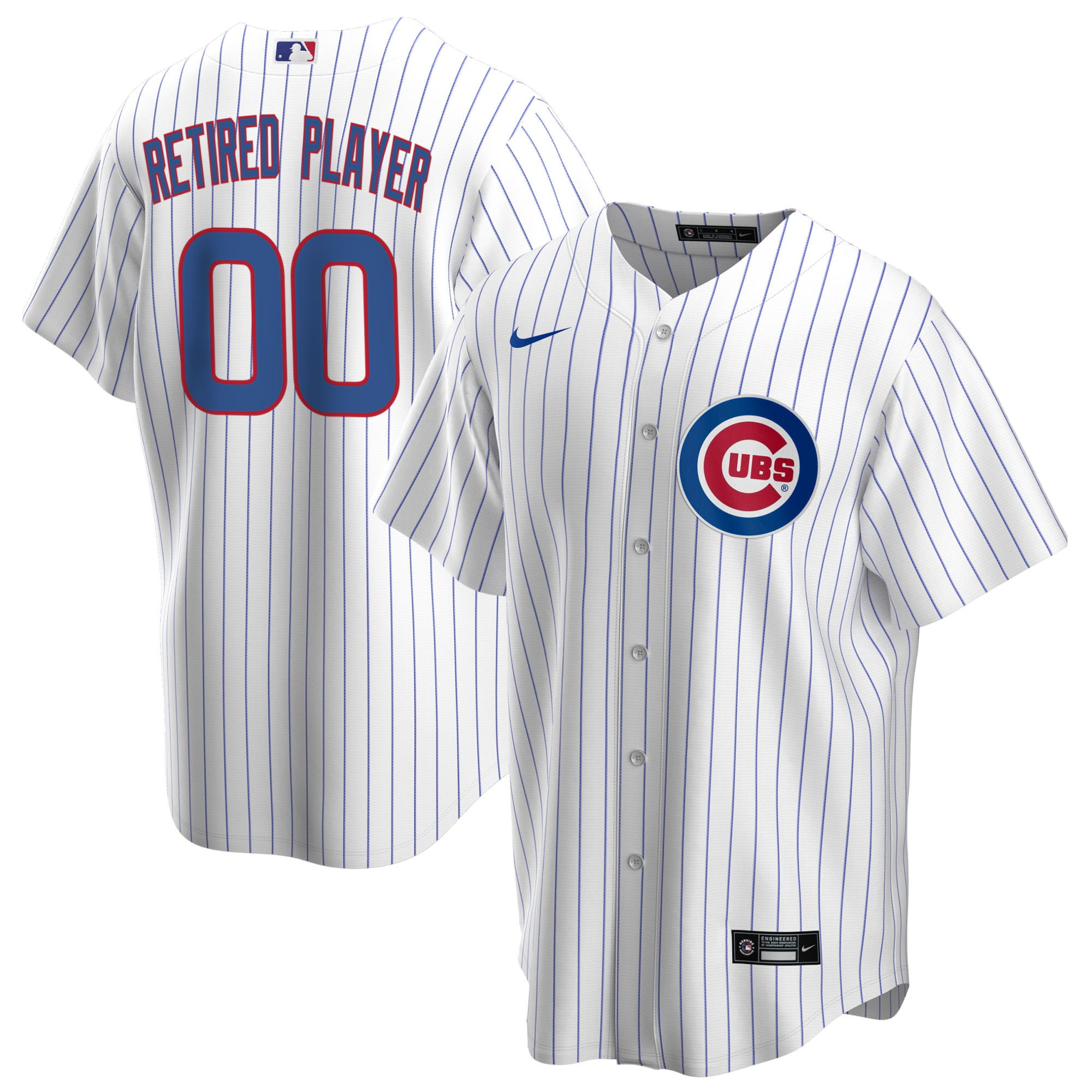 Chicago Cubs Home Pick-a-player Retired Roster Replica Jersey - White Custom Jerseys Mlb