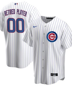 Chicago Cubs Home Pick-a-player Retired Roster Replica Jersey - White Custom Jerseys Mlb