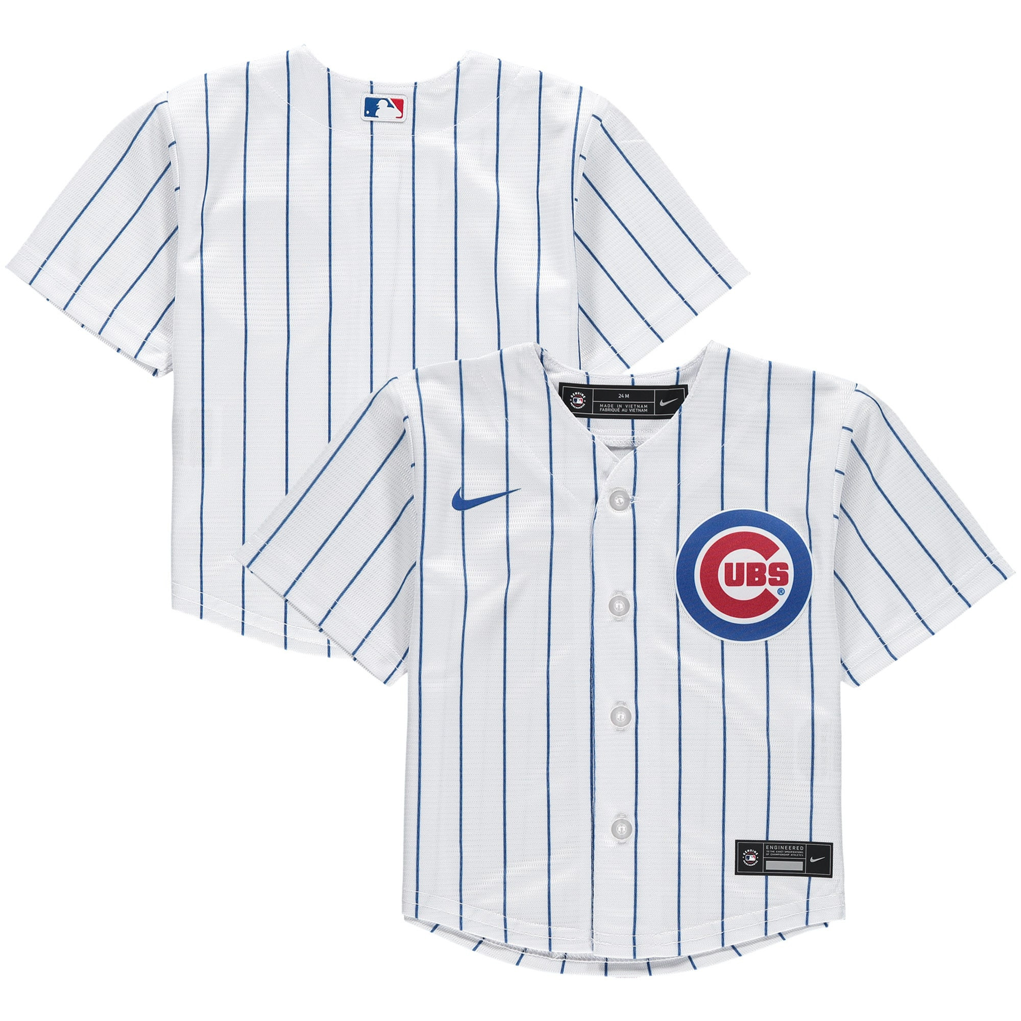 Chicago Cubs Infant Home Replica Team Jersey - White Mlb