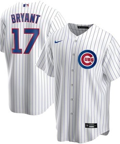 Chicago Cubs Kris Bryant #17 2020 Mlb White Jersey