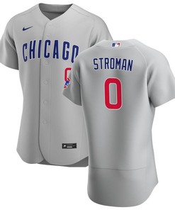 Chicago Cubs Marcus Stroman 0 Mlb Gray Road Jersey For Cubs Fans