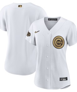 Chicago Cubs Womens 2022 Mlb All-star Game Replica Blank Jersey - White Mlb