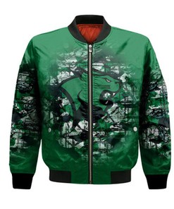 Chicago State Cougars Bomber Jacket Camouflage Vintage  - NCAA