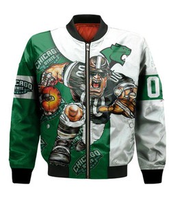 Chicago State Cougars Bomber Jacket Football Go On - NCAA