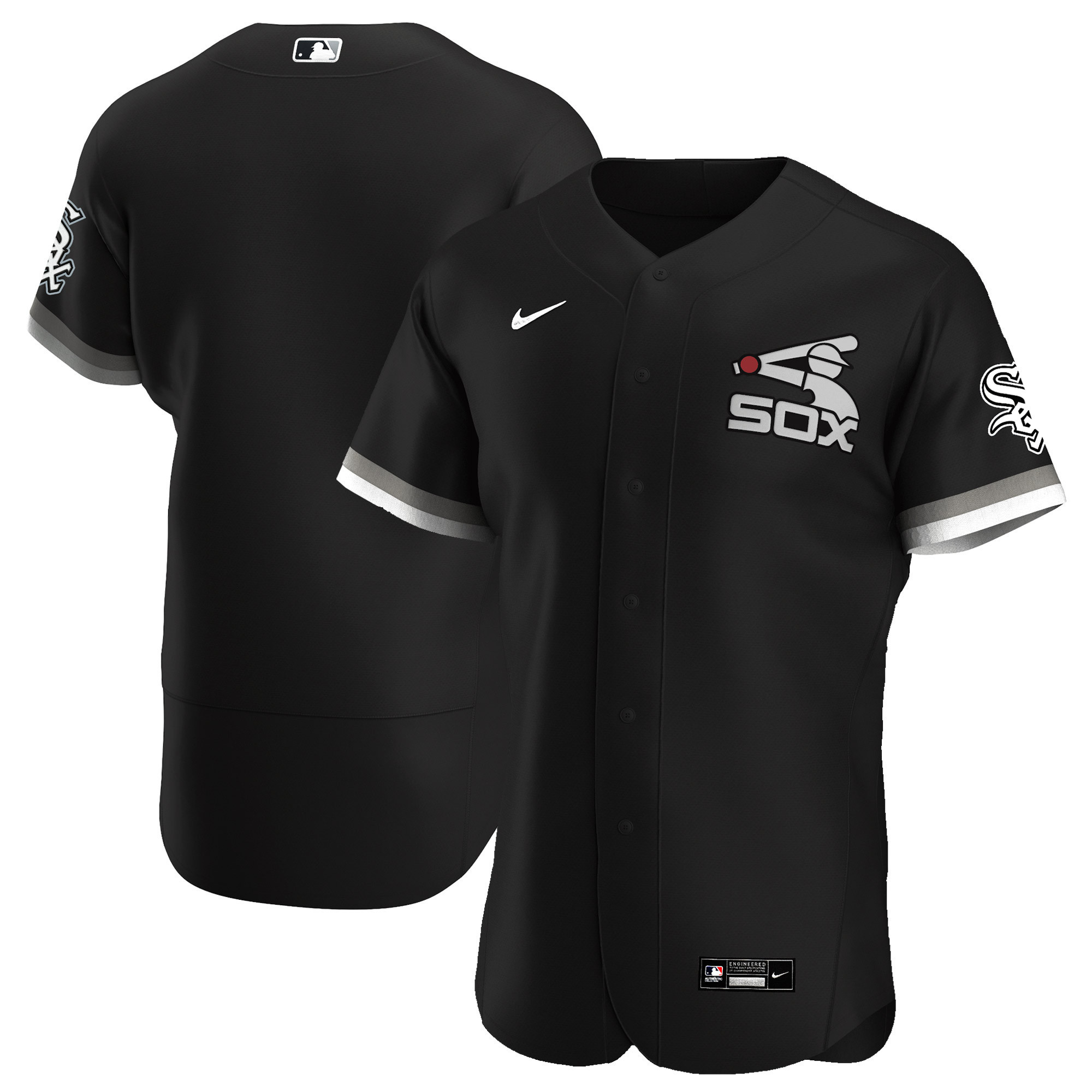 Chicago White Sox Alternate Authentic Team Jersey - Black Mlb