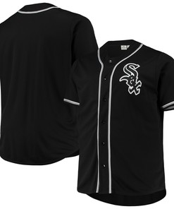 Chicago White Sox Big & Tall Pop Fashion Jersey - Black/gray Mlb