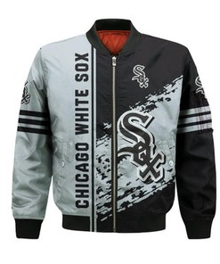Chicago White Sox Bomber Jacket Quarter Style - MLB