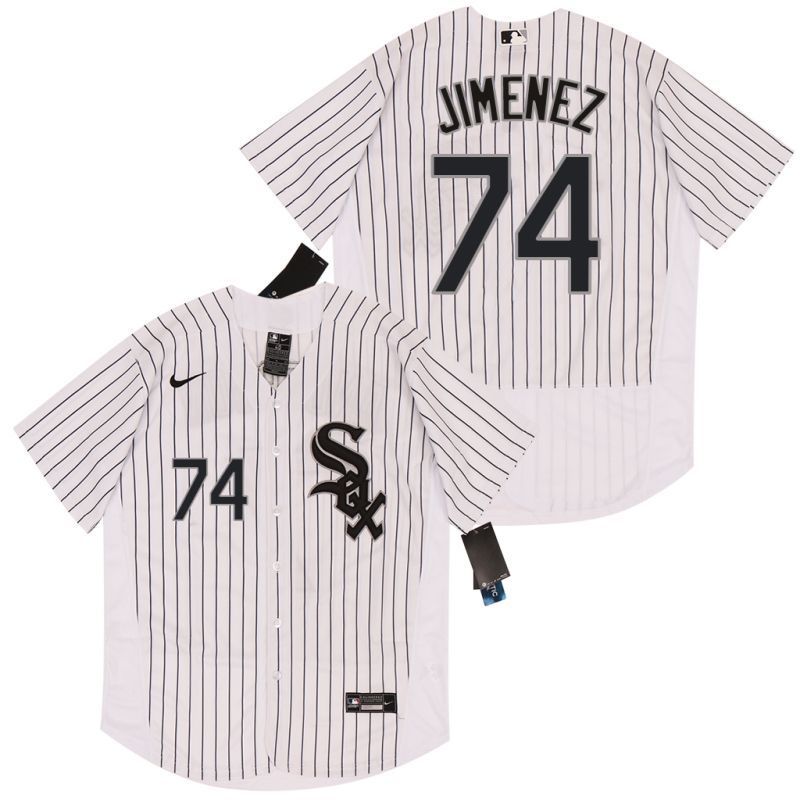 Chicago White Sox Eloy Jimenez #74 2020 Mlb White Jersey