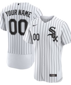 Chicago White Sox Home Authentic Custom Jersey - White Custom Jerseys Mlb Ver 1