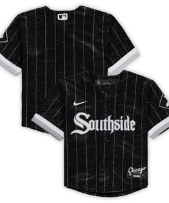 Chicago White Sox Infant 2021 Mlb City Connect Replica Jersey - Black/gray