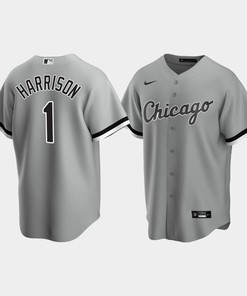 Chicago White Sox Josh Harrison 1 Men's Gray Alternate Jersey