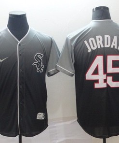 Chicago White Sox Michael Jordan #45 2020 Mlb Black Gradient Jersey