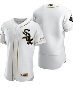 Chicago White Sox Mlb Golden Brandedition White Jersey Gift For White Sox Fans
