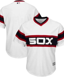 Chicago White Sox Throwback Official Cool Base Jersey - White