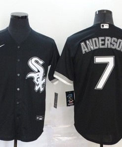 Chicago White Sox Tim Anderson #7 2020 Mlb Black Jersey