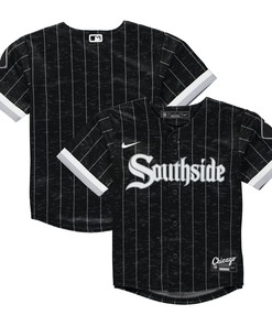 Chicago White Sox Toddler 2021 Mlb City Connect Replica Team Jersey - Black/gray