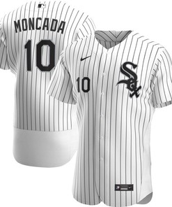 Chicago White Sox Yoan Moncada #10 2020 Mlb White Jersey