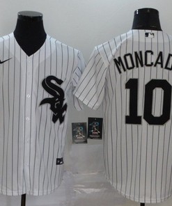 Chicago White Sox Yoan Moncada #10 2020 Mlb White Jersey