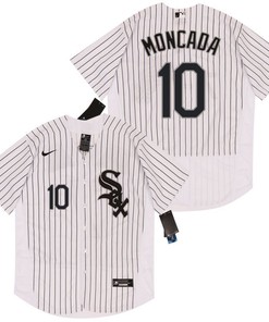 Chicago White Sox Yoan Moncada #10 2020 Mlb White Jersey