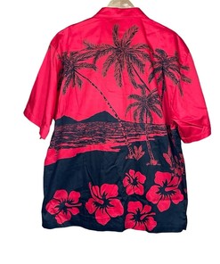 Chiliwear Georgia Bulldogs Large Cotton Hawaiian Button Up