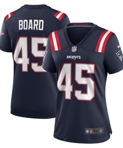Chris Board New England Patriots Women's Player Game Jersey - Navy
