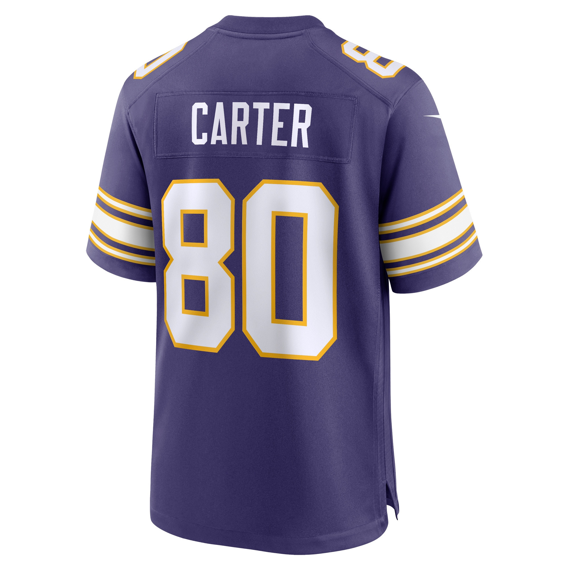 Chris Carter 80 Minnesota Vikings Classic Retired Game Men Jersey - Purple