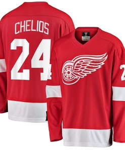 Chris Chelios Detroit Red Wings Fanatics Branded Premier Breakaway Retired Player Jersey - Red Nhl