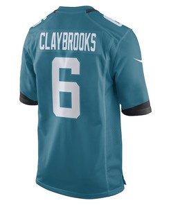Chris Claybrooks Jacksonville Jaguars Game Player Jersey - Teal
