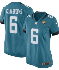 Chris Claybrooks Jacksonville Jaguars Women's Game Player Jersey - Teal